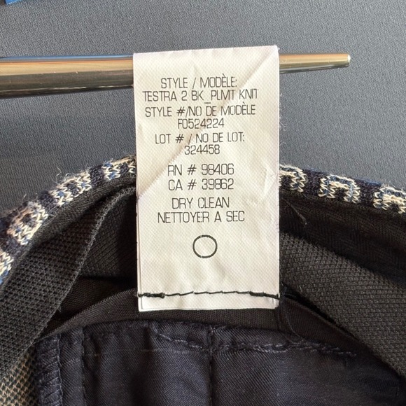 Theory Testra Medallion Print Trousers |‎ Size 12 | Wool Blend Lined Pants - Picture 7 of 8